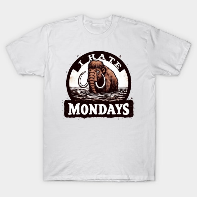 Tar Pit Mammoth Monday T-Shirt by Shawn's Domain